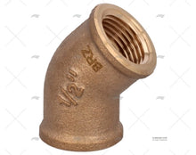 BRONZE ELBOW F-F 45º 1/2" GUIDI GUIDI
