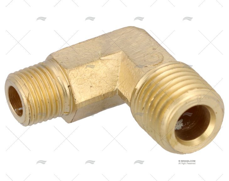 BRASS ELBOW RACCORD 1/4"NPT X 1/4"NPT