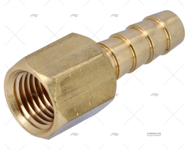 BRASS FITTING  1/4"FNPT TO HOSE 5/16"