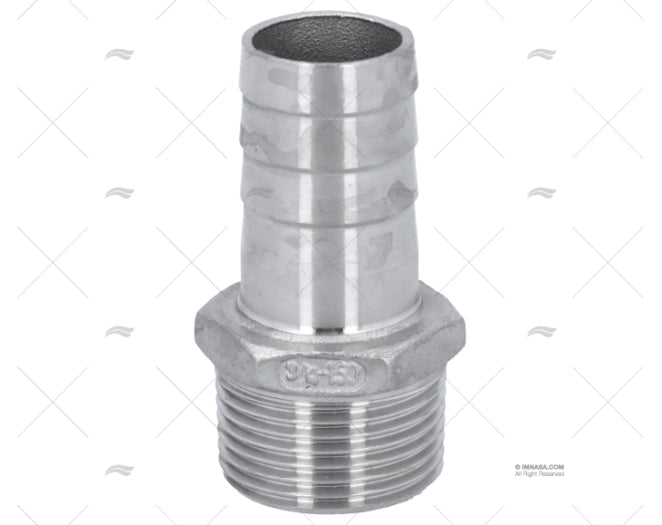 HOSE CONNECTOR MALE 3/4' x 20mm S.S.