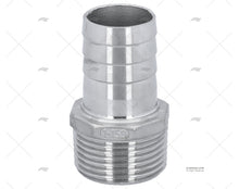 HOSE CONNECTOR MALE 1' x 25mm S.S.