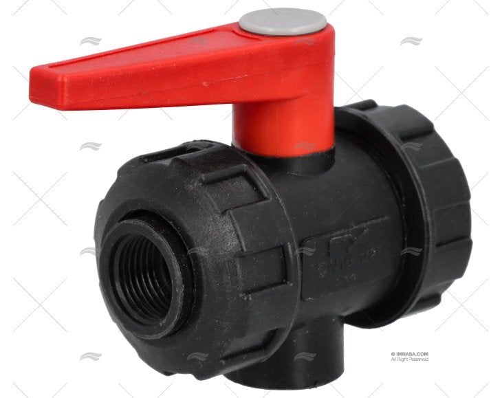 VALVE DOUBLE UNION 3 WAYS BSP  PPG 1/2" RANDEX IBERICA