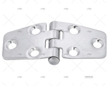 HINGE CHROMED BRASS 75x37x2mm