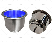 Cup Holder SS with Blue LED