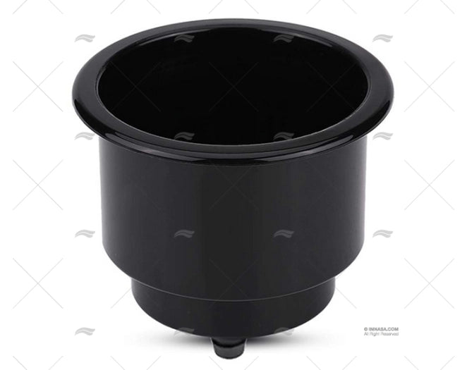 CUP HOLDER SS 316 BLACK 3-5/16" W/BLUE L