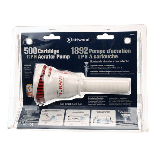 Attwood 500 Cart. Aerator 3-1/2" (Clam Shell) (replaced by: ATT-5640-4)