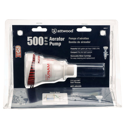 Attwood 500 Cart. Aerator 3/4"npt (Clam Shell) (replaced by: ATT-5643-4)