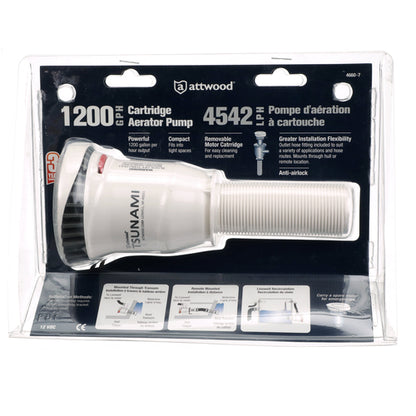 Attwood 1200 Cart. Aerator 3-1/2" (Clam Shell) (replaced by: ATT-5660-4)