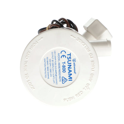 Attwood Tsunami Dual 3" Outlet (Clam Shell) (replaced by: ATT-5650-4)