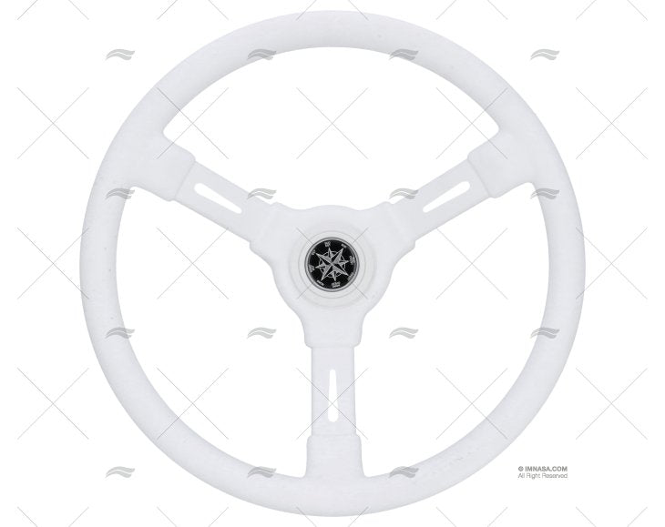 STEERING WHEEL RIVIERA 350mm WHITE VOLANTI LUISI