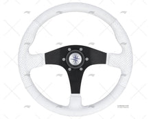 STEERING WHEEL AMALFI 355mm WHITE VOLANTI LUISI