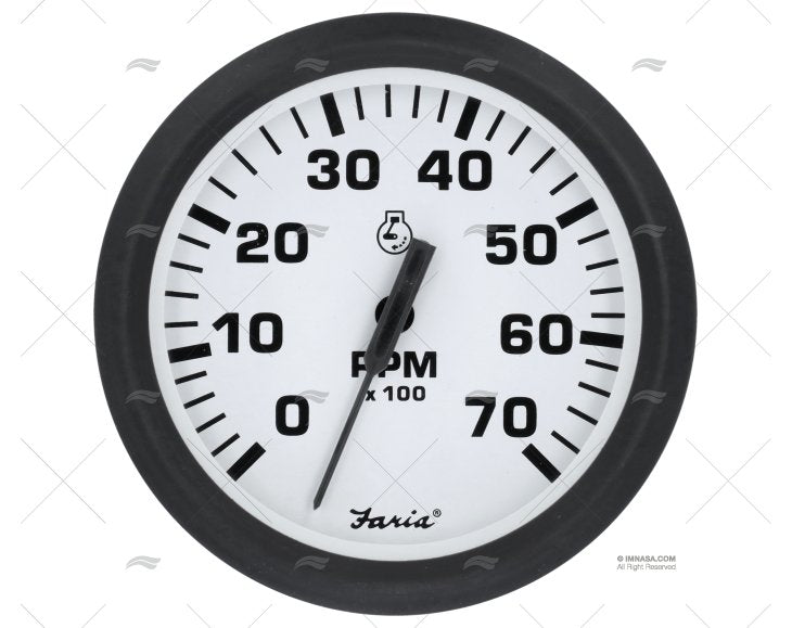 SPEEDOMETER OUTBOARD WHITE FARIA