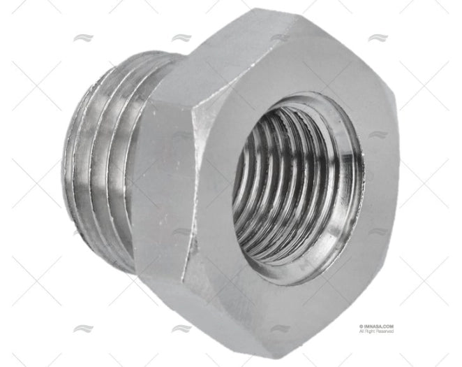 REDUCER COUPLING G1/4M-G1/8H BRASS LECOMBLE SCHMITT