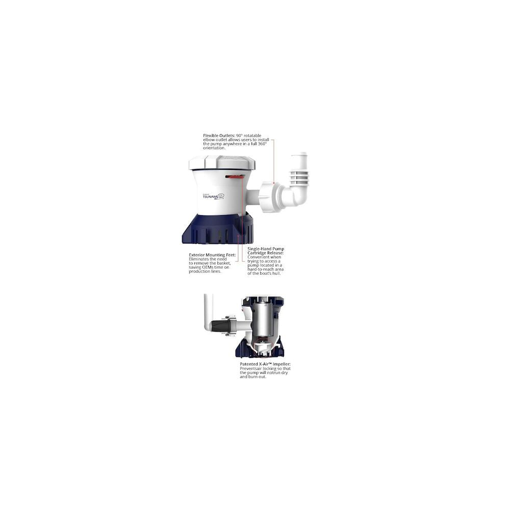 Attwood TSUNAMI MK2 500THRDED OLT