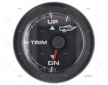 BLACK OL TRIM INDICATOR 12/24V 52mm