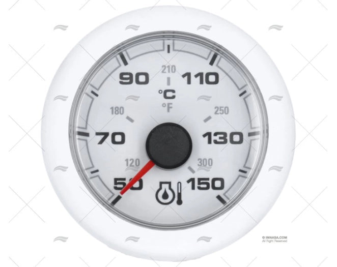 WHITE OL ENGINE OIL TEMP. 12/24V 150ºC 5
