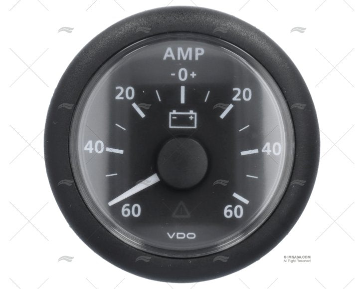 AMMETER VLN 12/24V  60A 52mm