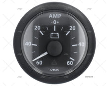 AMMETER VLN 12/24V  60A 52mm