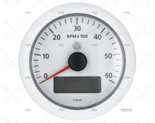SPEEDOMETER VLB 12/24V 6000RPMH 80mm