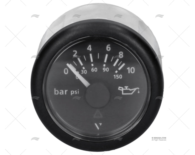 PRESSURE GAUGE VLN 12/24V 10BAR 53mm