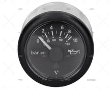 PRESSURE GAUGE VLN 12/24V 10BAR 53mm