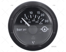 VLN 12/24V 30 BAR MANOMETER
