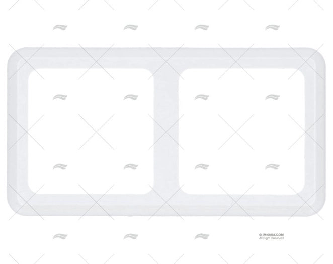 TWO ELEMENT FRAME WHITE