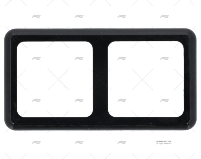 TWO ELEMENT FRAME BLACK