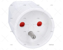 ELEC. SOCKET FEMALE W/MALE EARTH PIN  FR