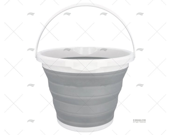 FOLDING BUCKET 10L GREY