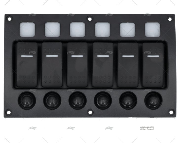 SWITCH PANEL 6 ELEMENTS 114x191x75