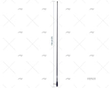VHF BLUE ANTENNA 1.5MT SCOUT