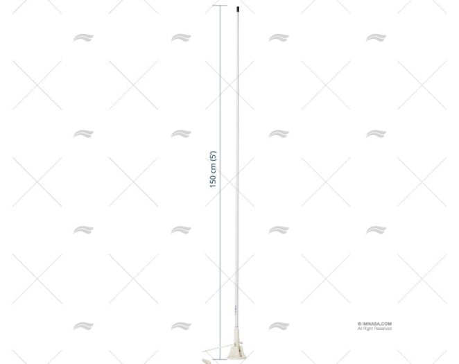 VHF ANTENNA 1.50MT LIFT & LAY SCOUT SCOUT