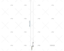 VHF BLACK 1.00MT STAINLESS SAIL SCOUT SCOUT