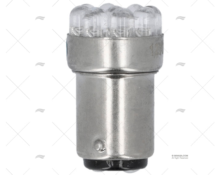 LED LAMP BA15D 12V 0.7W BLUE
