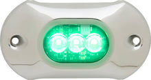 Attwood Light-uw,12/24,03led,grn (Clam Shell)