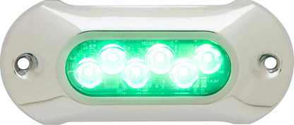 Attwood Light-uw,12/24,06led,grn (Clam Shell)