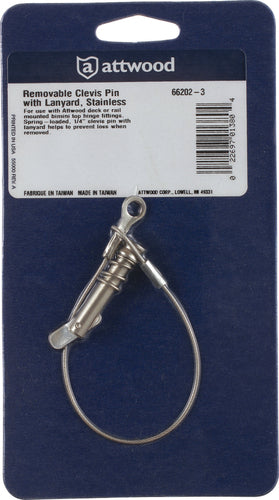 Attwood Clevis Pin W/lanyard
