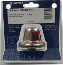 Attwood Side Lt SS Horizontal Red
