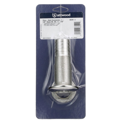 Attwood 1-1/8" SS Thru Hull Sk Pk