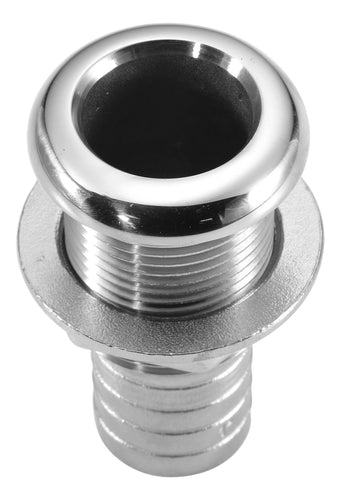 Attwood Ws-thru Hull, SS Barb,1"