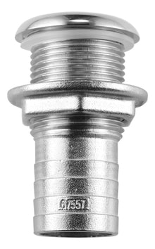 Attwood Ws-thru Hull,ss Barb,11/8