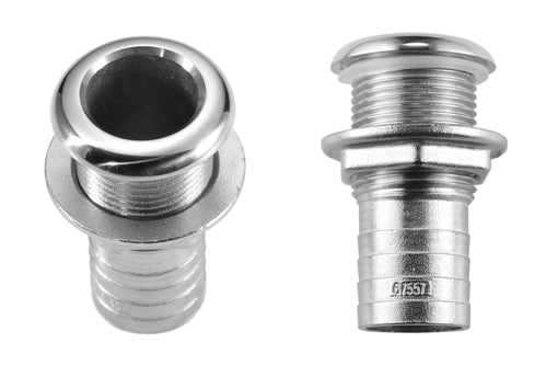 Attwood Ws-thru Hull,ss Barb,11/8