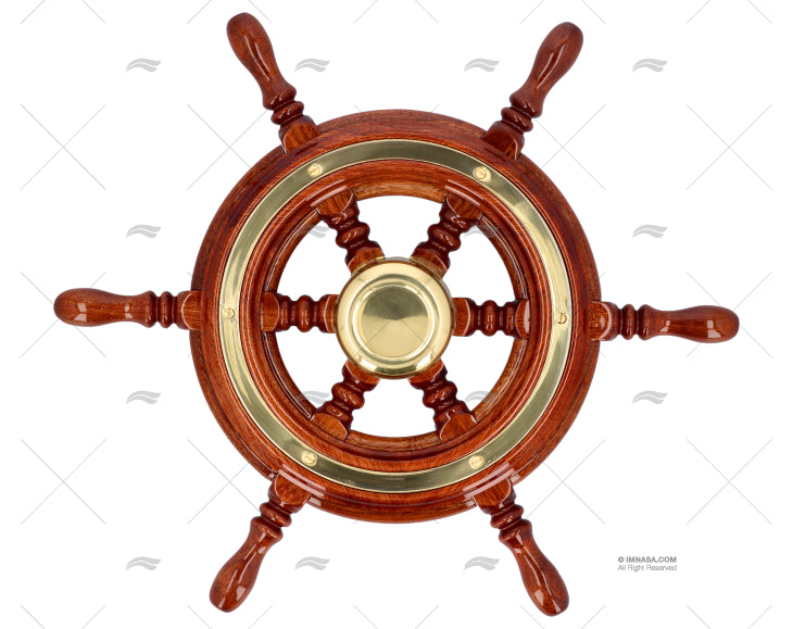 STEERING WHEEL IN WOOD/BRASS ¤370 SAVORETTI ARMANDO