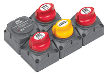 BEP Battery Distribution Cluster For Twin Inboard Engine With Three Battery Banks