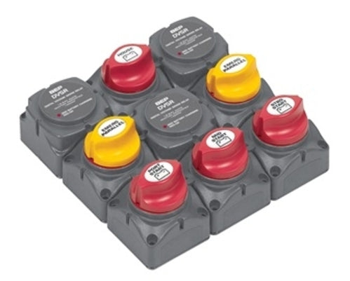 BEP Battery Distribution Cluster For Triple Outboard Engine With Four Battery Banks