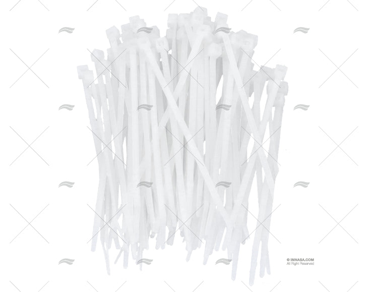 NYLON CABLE-TIE 2,5x98 WHITE 100 UNITS NORMA