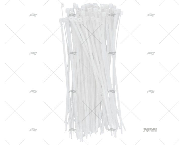 NYLON CABLE-TIE 3,6x200 WHITE 100 UNITS NORMA