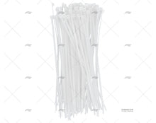 NYLON CABLE-TIE 3,6x200 WHITE 100 UNITS NORMA