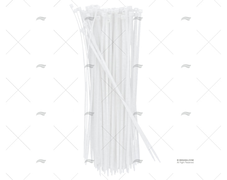 NYLON CABLE-TIE 4,8x290 WHITE 100 UNITS NORMA
